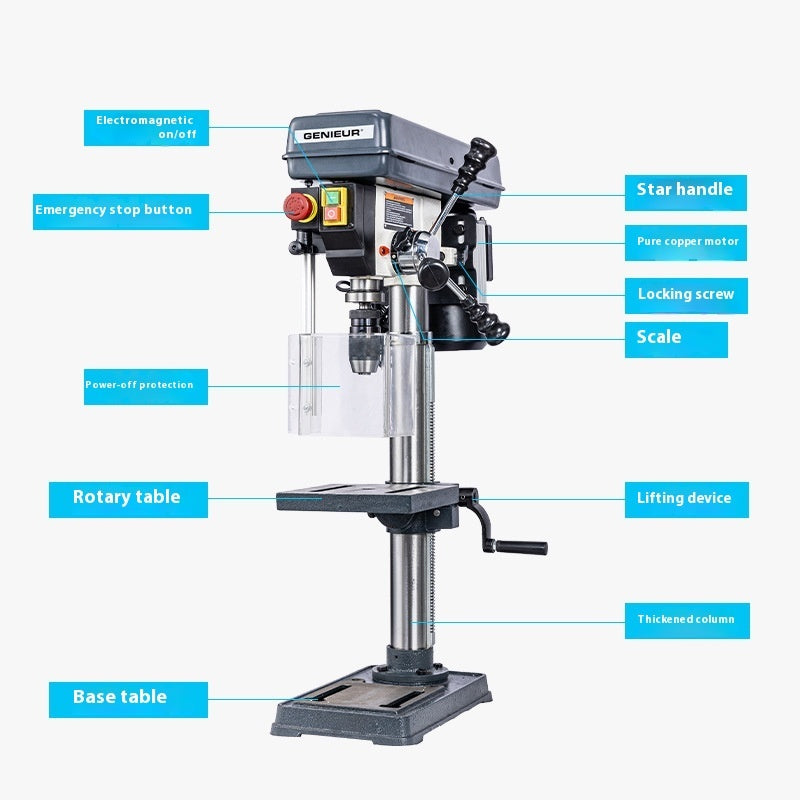 Multi Functional Industrial Grade Bench Drill