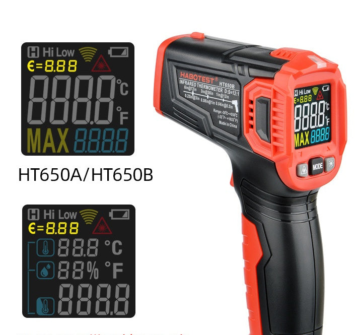 Industrial Infrared Thermometer High Temperature Handheld