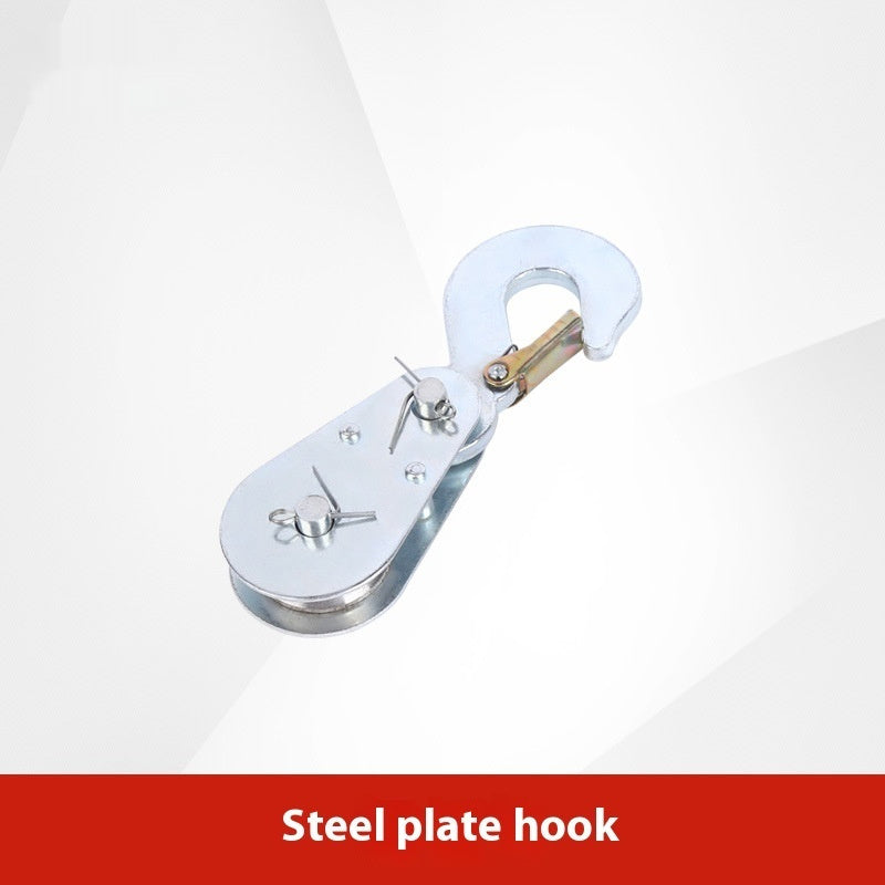 Lifting Pulley Miniature Small 1T2T Ring Hook Industrial Single Theory Wire Rope Pulley