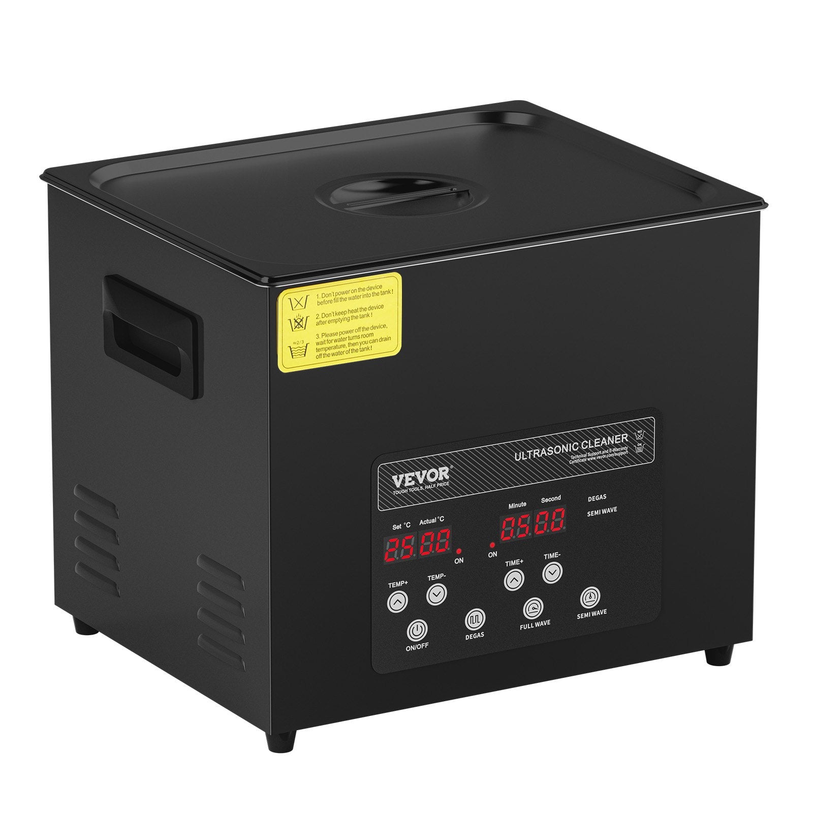 10L Ultra SonicCleaner, 240W Digital Ultrasonic Cleaning Machine With Gentle Mode & Upgraded Degassing, 40kHz Industrial Ultrasound Cleaner With Heater & Timer For Retainer, Jewelry, Tools