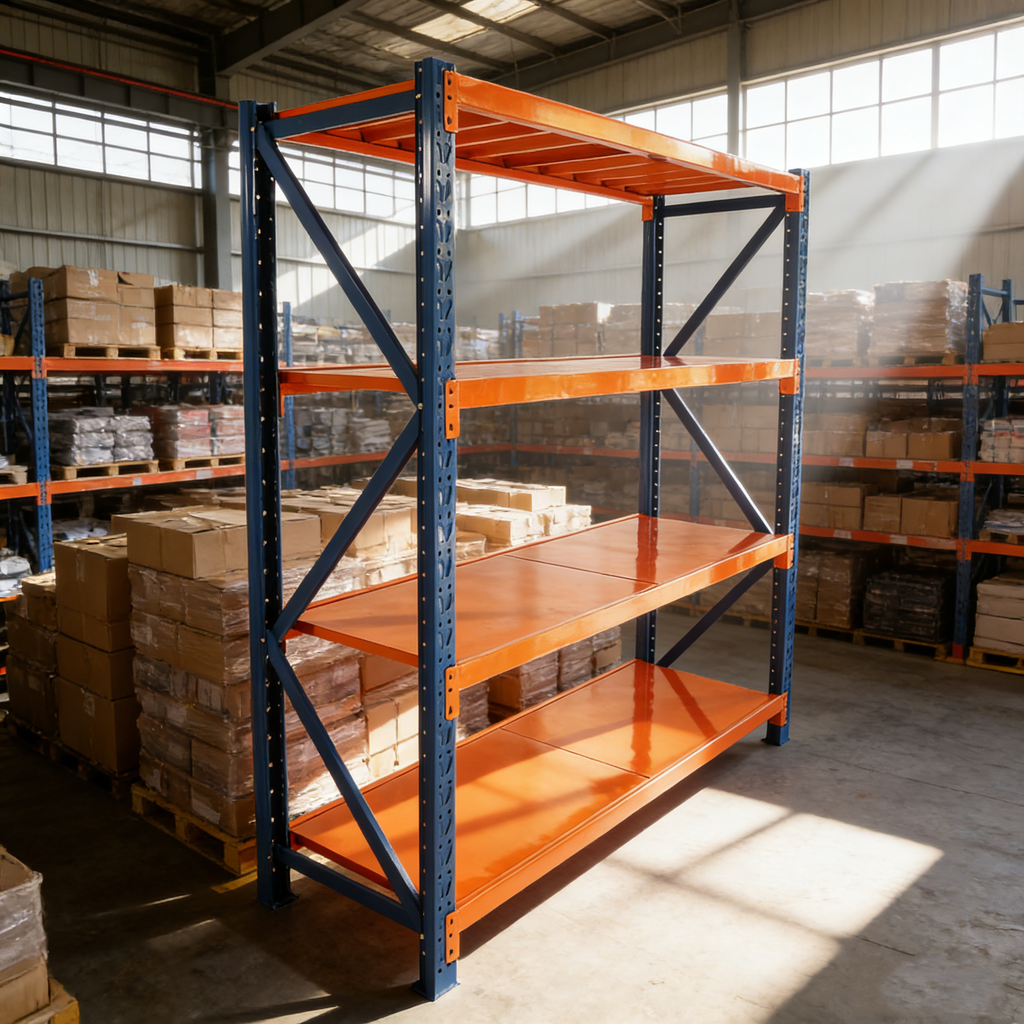 Garage Shelves Heavy Duty - 4400 Lbs Garage Storage 4 Levels, Adjustable Metal Shelving Units And Storage, Industrial Shelves Utility Shelves For Commercial Store Tools Gym