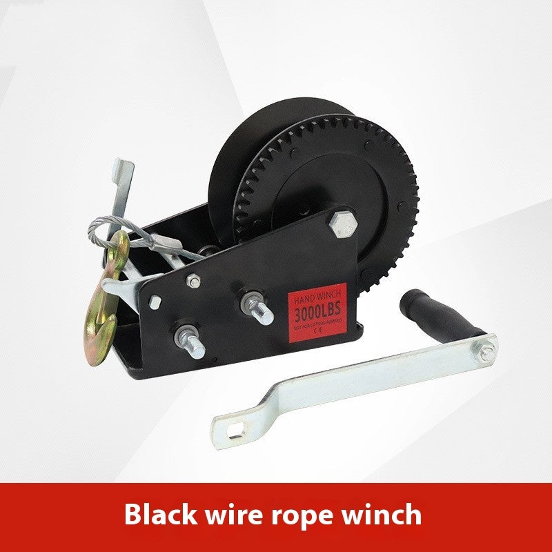 Wire Rope Industrial Winch Trailer Mini