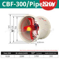 Explosion-proof Fan CBF-300400 Axial Flow Exhaust Pipe Type Industrial Fan