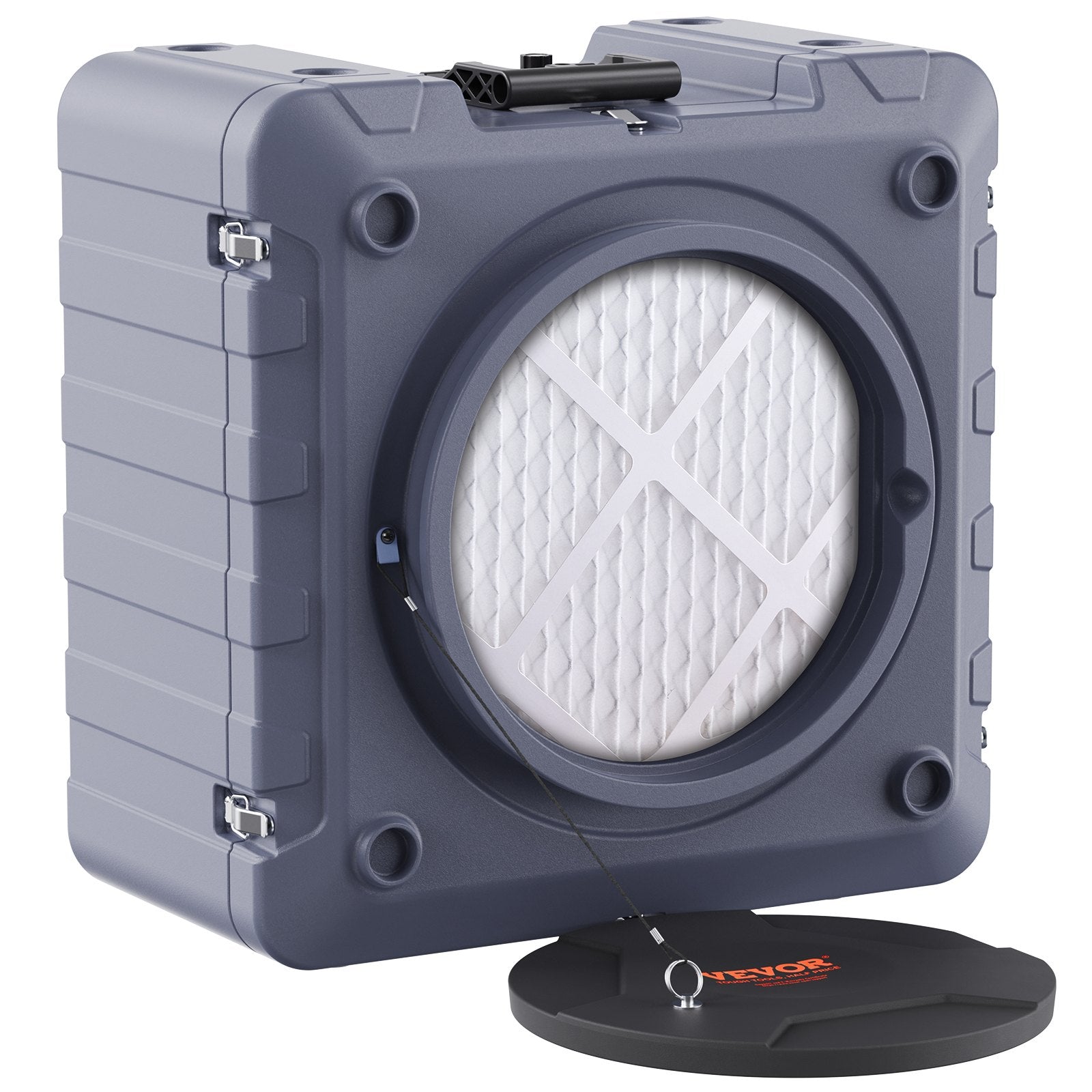 Air Scrubber With 3-Stage Filtration, Stackable Negative Air Machine 800 CFM, Air Cleaner With MERV10, Carbon, H13 HEPA, For Home, Industrial And Commercial Use