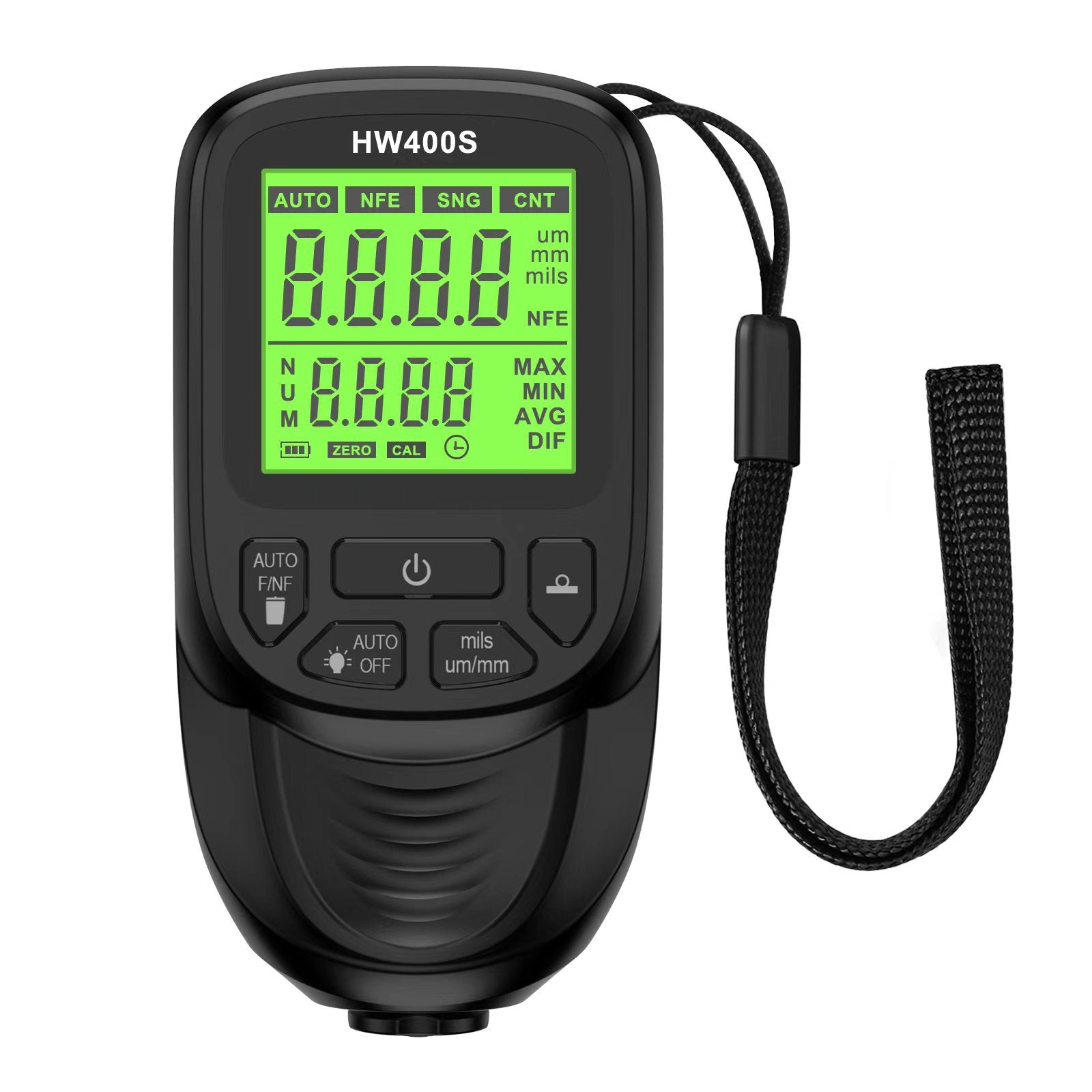 Hw-400s Thickness Gauge High Precision Industrial Iron Aluminum Coating Thickness Gauge