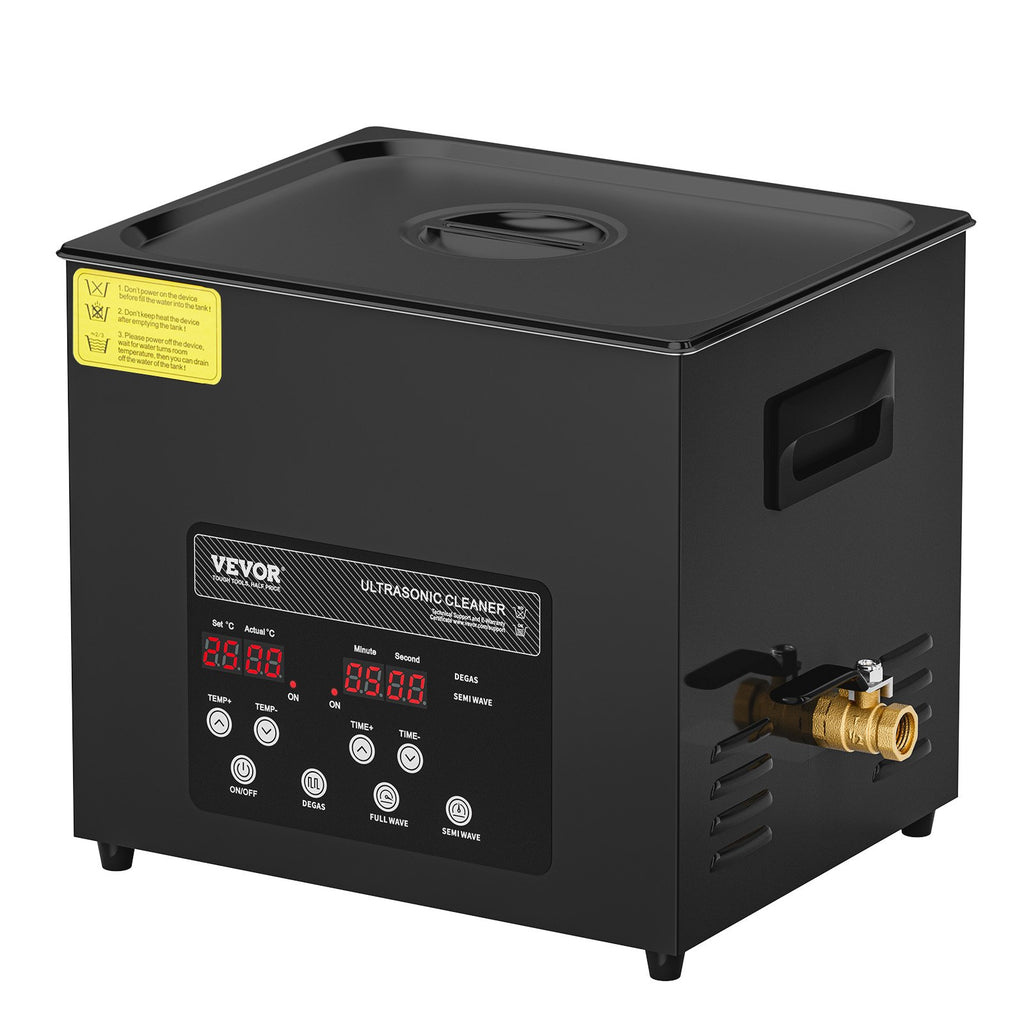 10L Ultra SonicCleaner, 240W Digital Ultrasonic Cleaning Machine With Gentle Mode & Upgraded Degassing, 40kHz Industrial Ultrasound Cleaner With Heater & Timer For Retainer, Jewelry, Tools