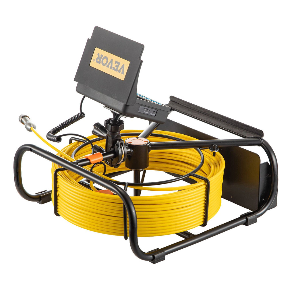Sewer Camera, Pipe Drain Inspection Camera With DVR Function And LED Lights, Waterproof IP68 Borescope, Industrial Endoscope For Home Wall Duct Drain Pipe Plumbing  Without Wheels