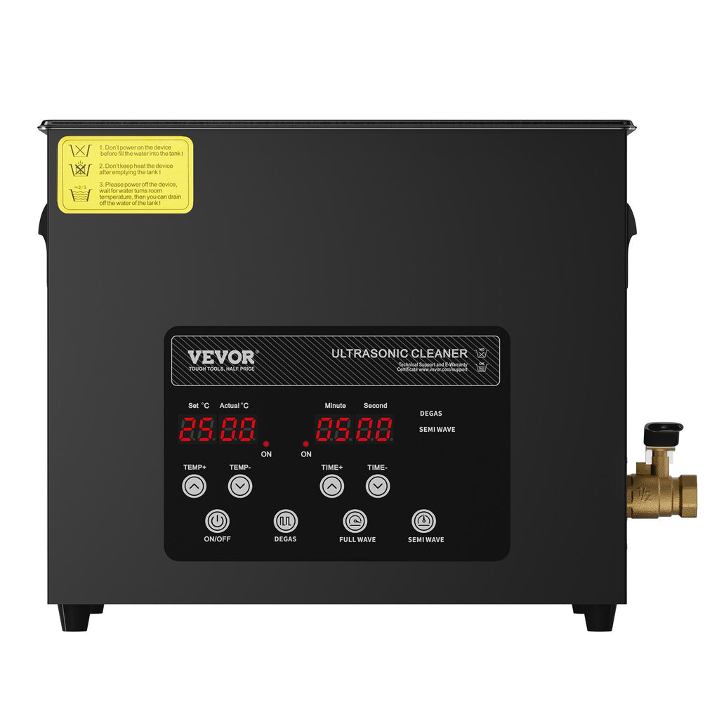 10L Ultra SonicCleaner, 240W Digital Ultrasonic Cleaning Machine With Gentle Mode & Upgraded Degassing, 40kHz Industrial Ultrasound Cleaner With Heater & Timer For Retainer, Jewelry, Tools