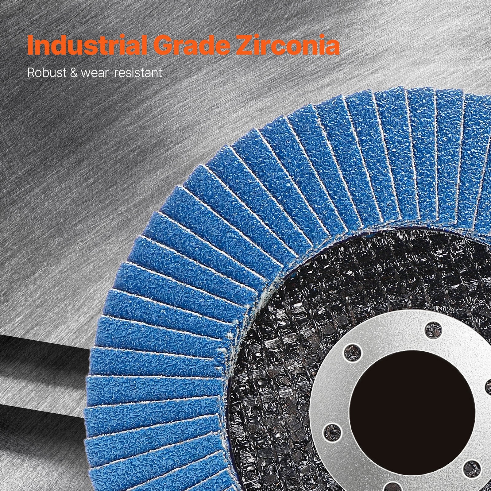 VEVOR Flap Discs Sanding Disc For Angle Grinder 60 Grit 10 Packs