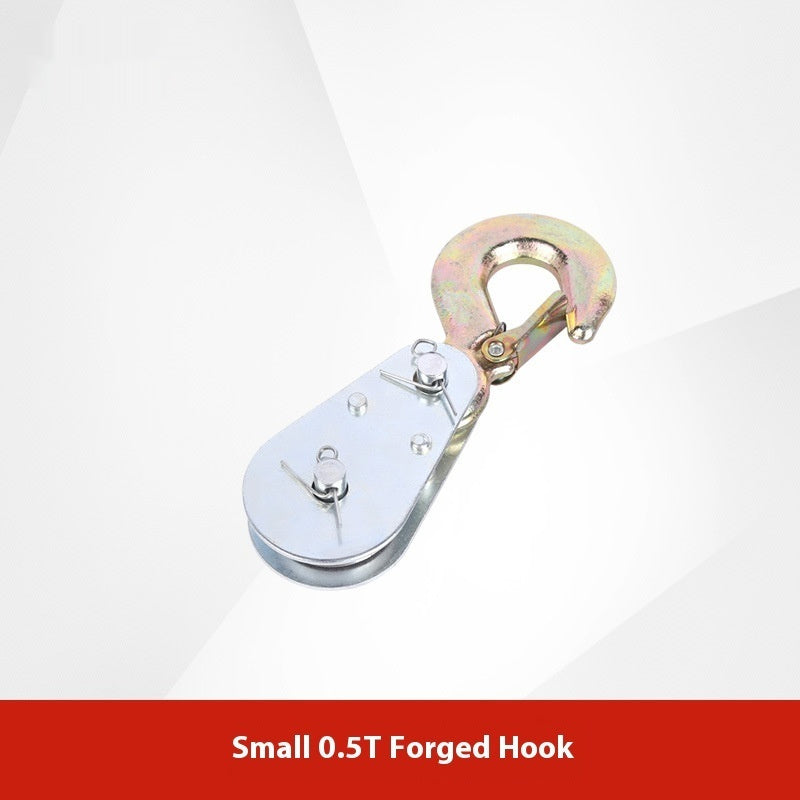 Lifting Pulley Miniature Small 1T2T Ring Hook Industrial Single Theory Wire Rope Pulley
