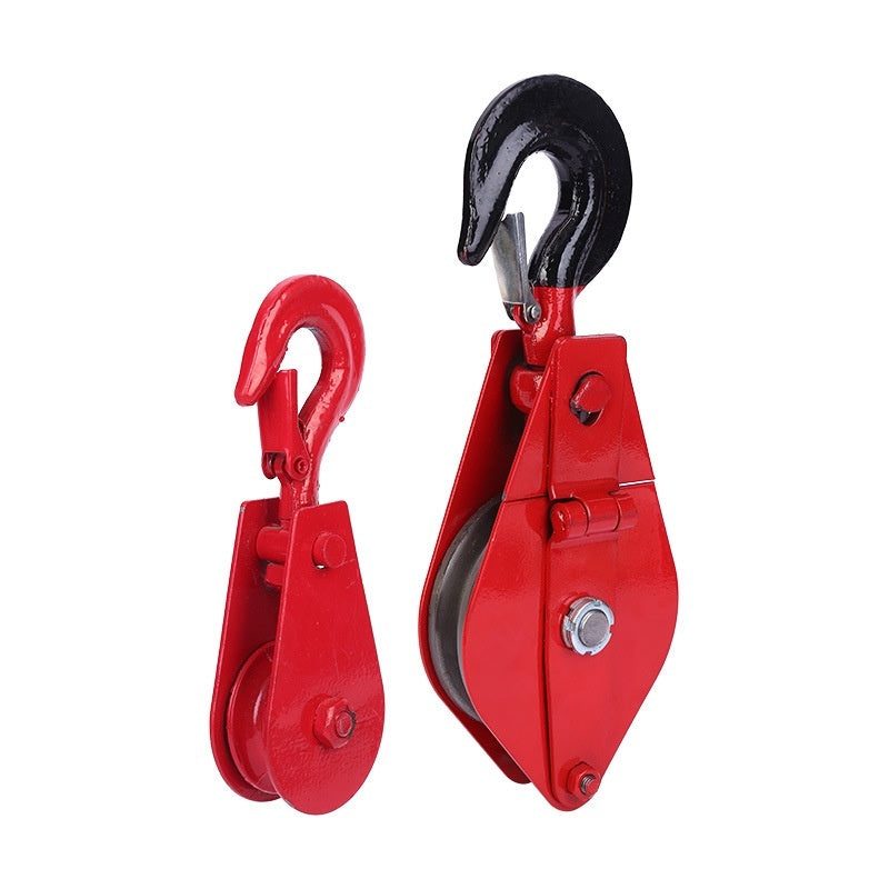 Lifting Pulley Miniature Small 1T2T Ring Hook Industrial Single Theory Wire Rope Pulley