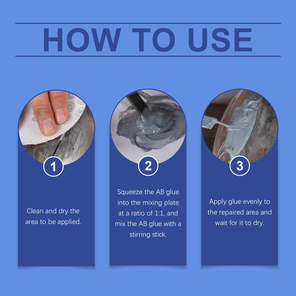 Jaysuing Cast Iron Sealant 20g, Box Cast Iron Sealant Ab Glue Anti-Repair Agent For Leak Sealing And Metal Bonding