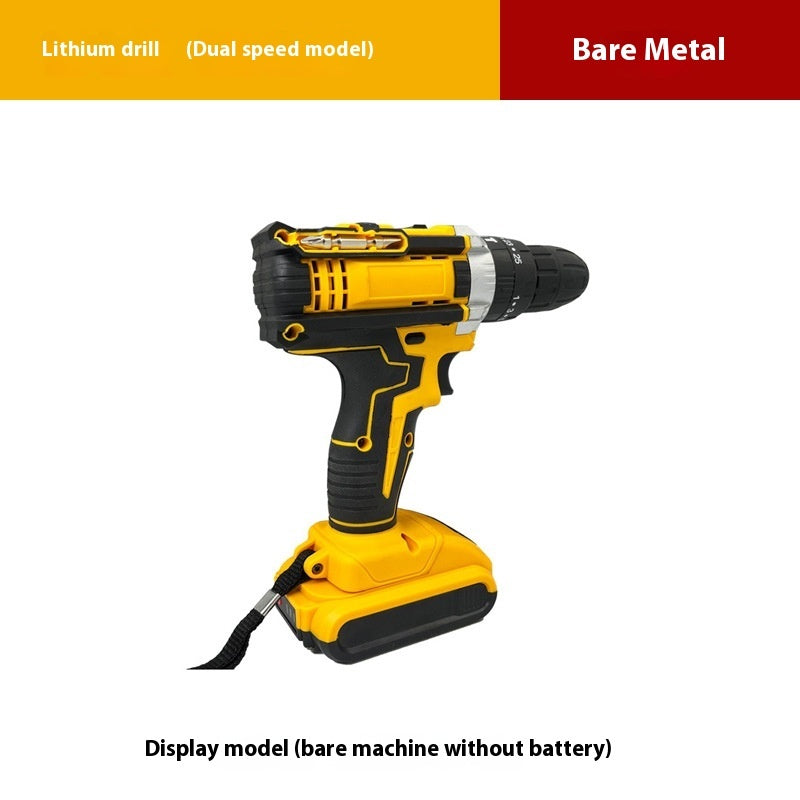 Brushed Impact Drill Lithium Battery High Torque Industrial Grade Hand Drill