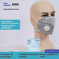 KN95 Dust Mask With Breathing Valve To Prevent Industrial Dust